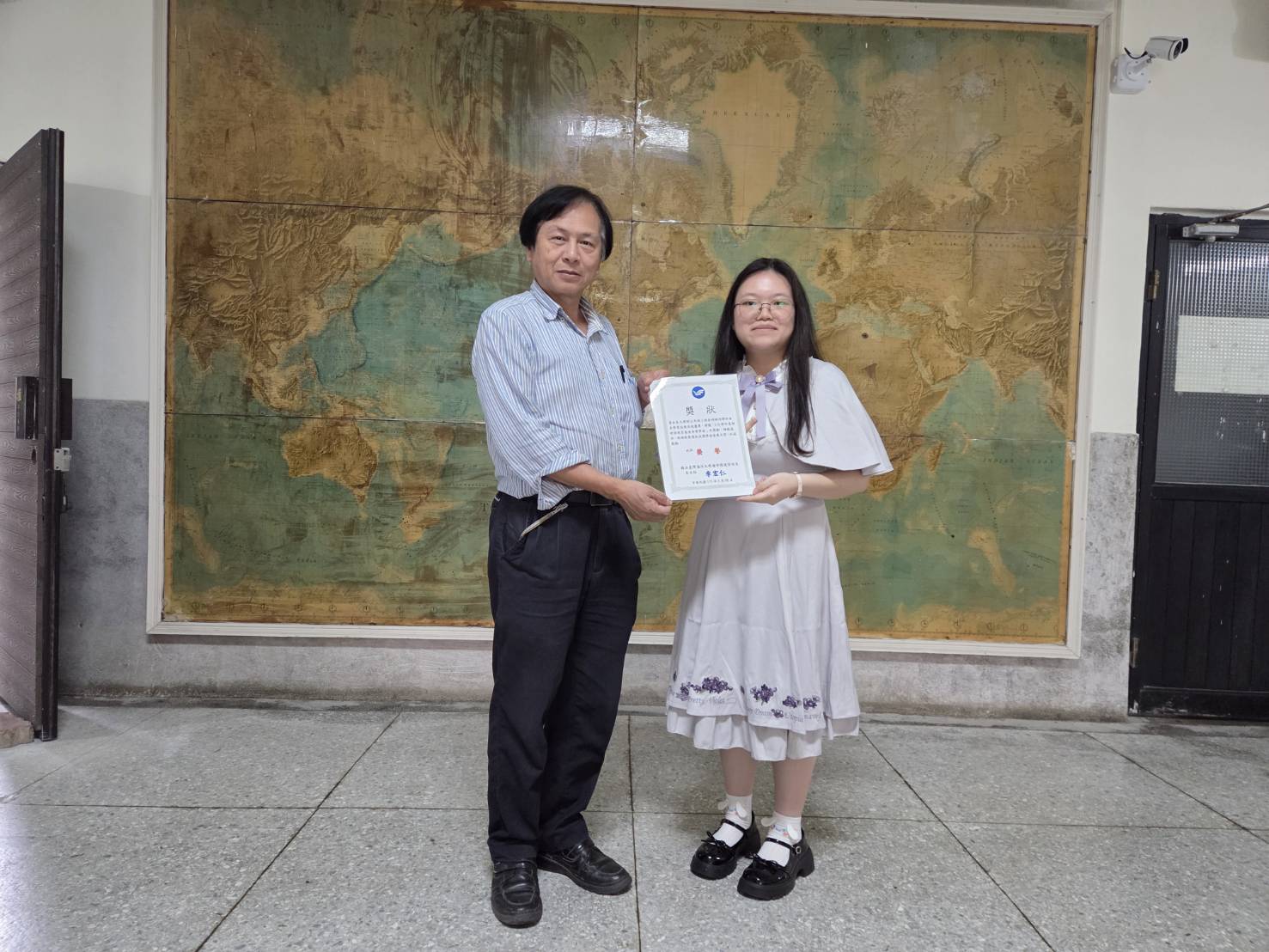 恭喜大三吳妤珊同學榮獲114學年度「胡世棻教育基金會獎學金」